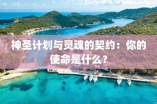 神圣计划与灵魂的契约：你的使命是什么？