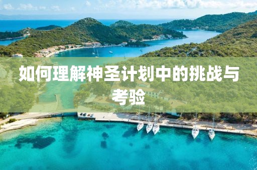 如何理解神圣计划中的挑战与考验